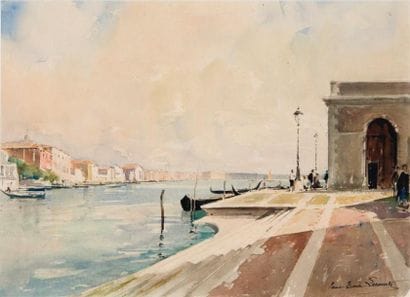 Paul Emile LECOMTE (1877-1950)
Venise, le...