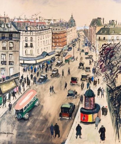 Lucien GENIN (1894-1953)
Vue de Paris Technique...
