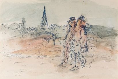 Maurice LOUVRIER (1858-1941)
Promenade à...