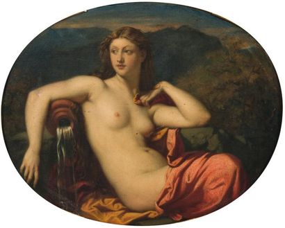 Henri LEHMANN (1814-1882)
La source Huile...