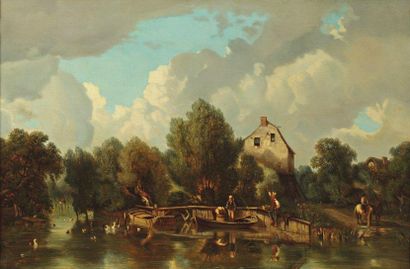 Camille FLERS (1802-1868)
La vie à la ferme...