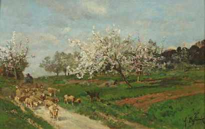 Alexandre DEFAUX (1826-1904)
Troupeau de...