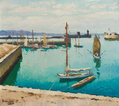 Gaston BALANDE (1880-1971)
Le Port du Havre...