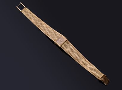 OMEGA 
Lady's rectangular BRACELET WATCH
in...