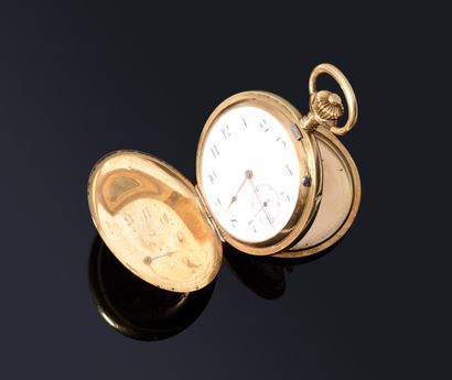 SAVONNETTE POCKET WATCH in yellow gold (750‰)...