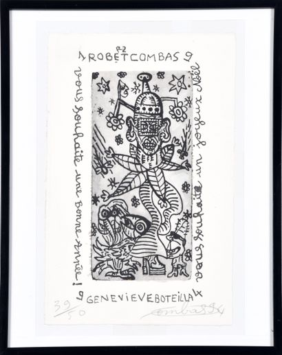 Robert COMBAS (né en 1957)
SANS TITRE, 1994
Lithographie...