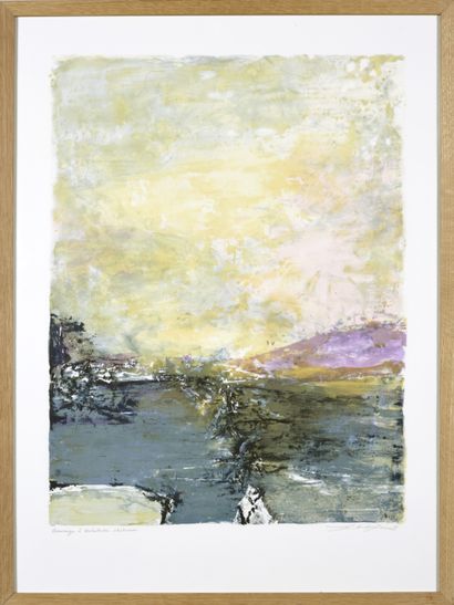 ZAO WOU-KI (1920 - 2013)
HOMMAGE À NABUTAKA...