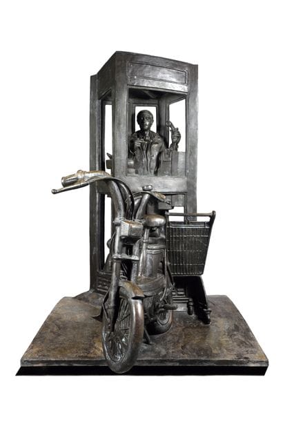 André BARELIER (1934 – 2021)
LA CABINE TÉLÉPHONIQUE
Sculpture...