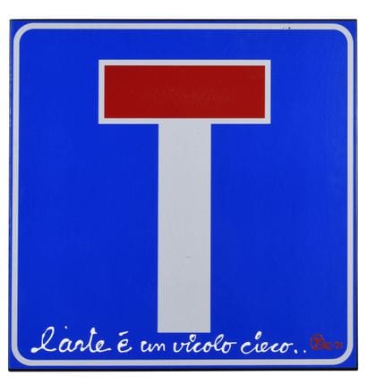 BEN (né en 1935)
L’ARTE É UN VICOLO CIECO
Acrylique...