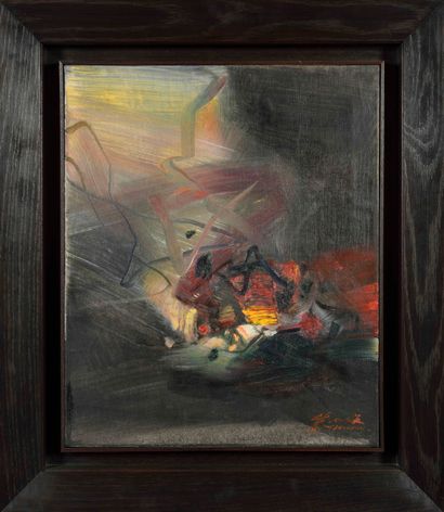 CHU TEH-CHUN (1920 – 2014)
PÉNOMBRE B, 1988
Huile...