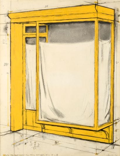 CHRISTO (1935 – 2020)
YELLOW, STORE FRONT...