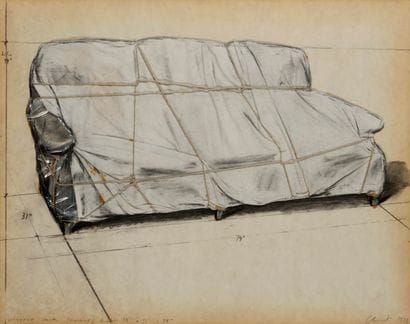 CHRISTO (1935 – 2020)
WRAPPED COUCH, 1973
Technique...