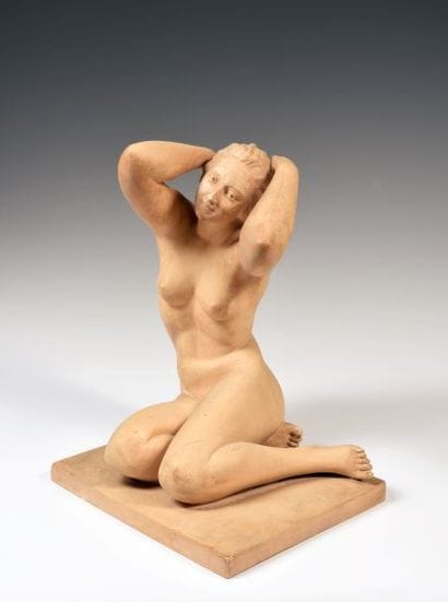 T. RIOH (XXth century)

Naked woman sitting...