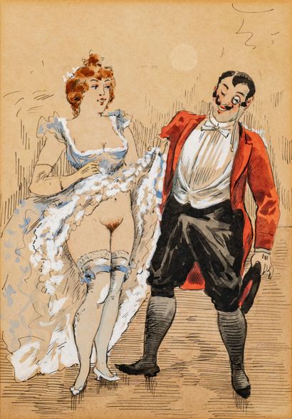 ECOLE FRANÇAISE (XXème siècle)

Scène érotique

Ensemble...
