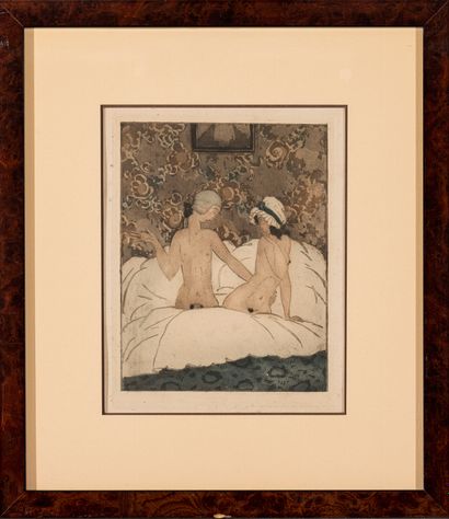 ECOLE FRANÇAISE (XXème siècle)

Le couple

Gravure...