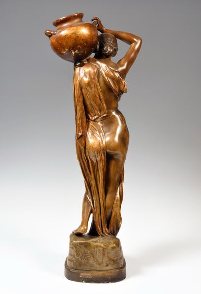 F. GROHS (19th-20th century) 

Woman with...