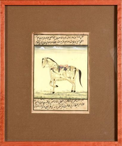 Inde, début XXe siècle

Deux miniatures peintes,...