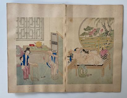 CURIOSA (XIXth century)

Two portfolios with...