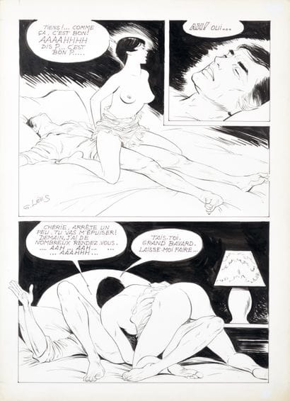 Georges LÉVIS (1924-1988)

Liz & Beth, plate...