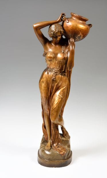 F. GROHS (19th-20th century) 

Woman with...