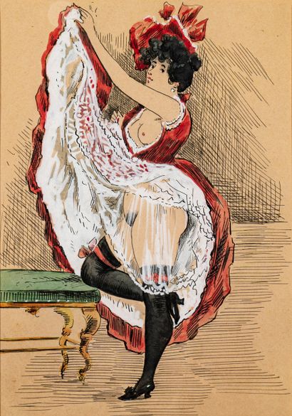ECOLE FRANÇAISE (XXème siècle)

Scène érotique

Ensemble...