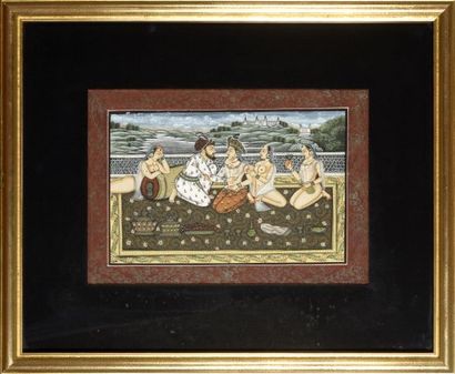 Inde, début XXe siècle

Lot de cinq miniatures...