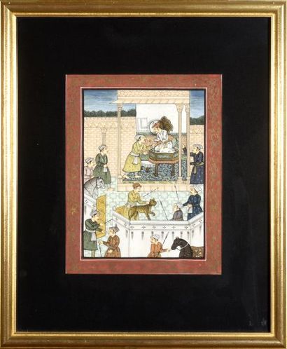 Inde, début XXe siècle

Lot de cinq miniatures...