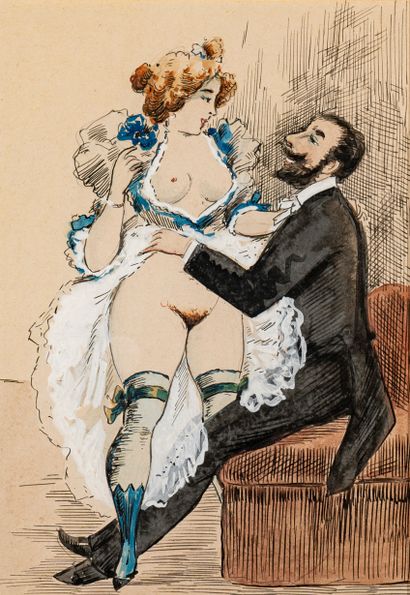 ECOLE FRANÇAISE (XXème siècle)

Scène érotique

Ensemble...