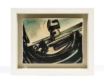 Gianni BERTINI (1922-2010)
Sans titre, 1985
Huile...