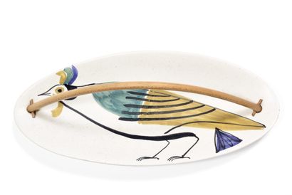Roger CAPRON (1922-2006)
Plat à fromage,...