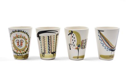 Roger CAPRON (1922-2006)
Gobelets, vers 1955-1965
Quatre...