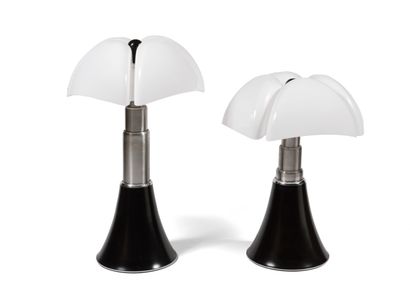 Deux lampes modèle Pipistrello
Piètement...