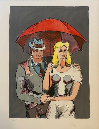 Jean HELION (1904-1987)
De la série des passants
Lithographie...