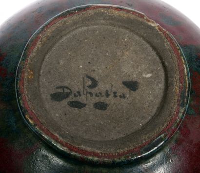 DALPAYRAT
Vase en grès émaillé, signé au...