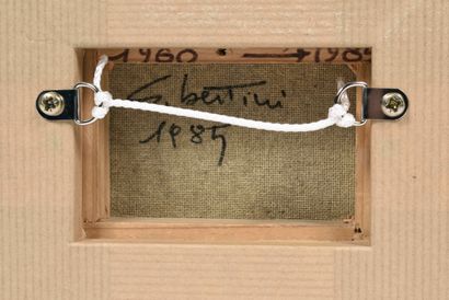 Gianni BERTINI (1922-2010)
Sans titre, 1985
Huile...