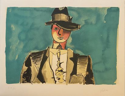 Jean HELION (1904-1987)
De la série des passants
Lithographie...