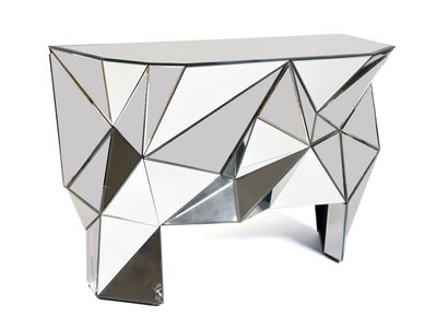 TRAVAIL MODERNE
Console facettée a miroir...