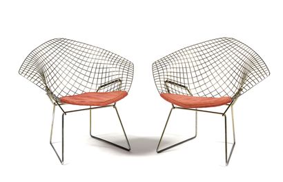 Harry BERTOIA d’après
Paire de fauteuils...