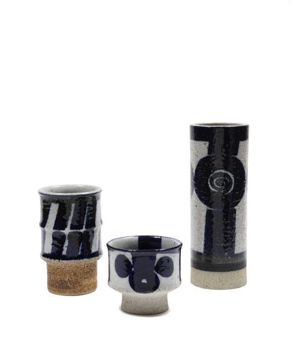 INGER PERSSON (1936-2021)
Ensemble de 3 vases,...
