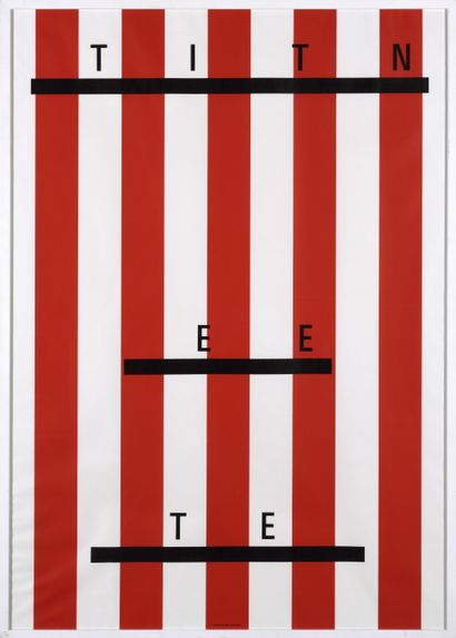 Daniel BUREN (né en 1938)
C’est ainsi et...