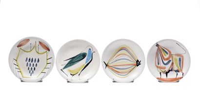 Roger CAPRON (1922-2006)
Plats, vers 1953-1965
Quatre...