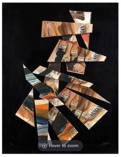 ARMAN (1928-2005)
Tranche de lecture, 1988
Emboitage...