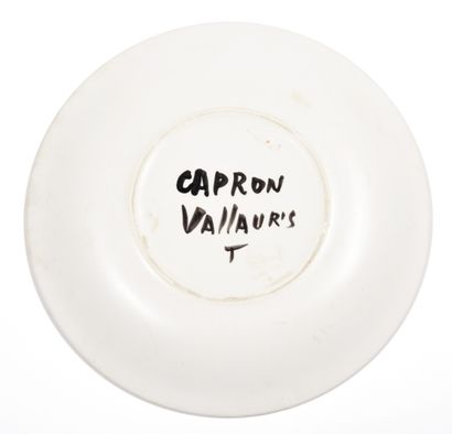 Roger CAPRON (1922-2006)
Plats, vers 1953-1965
Quatre...