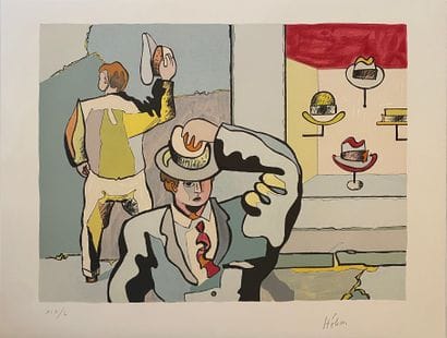 Jean HELION (1904-1987)
De la série des passants
Lithographie...