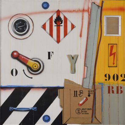 Peter KLASEN (né en 1935)
Manette / Inflammable...
