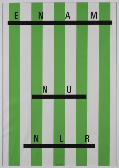 Daniel BUREN (né en 1938)
C’est ainsi et...