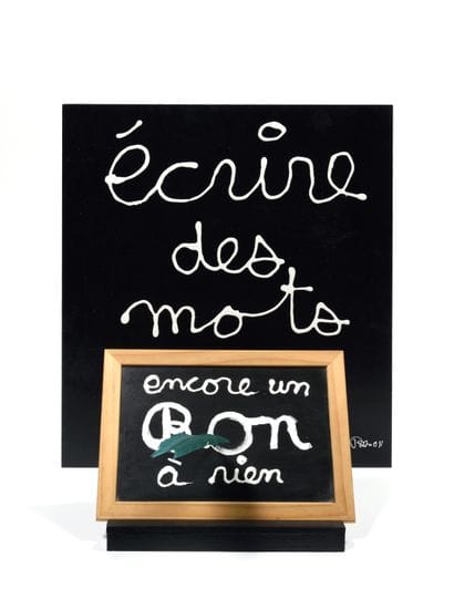 BEN (né en 1935)
Ecrire des mots, encore...