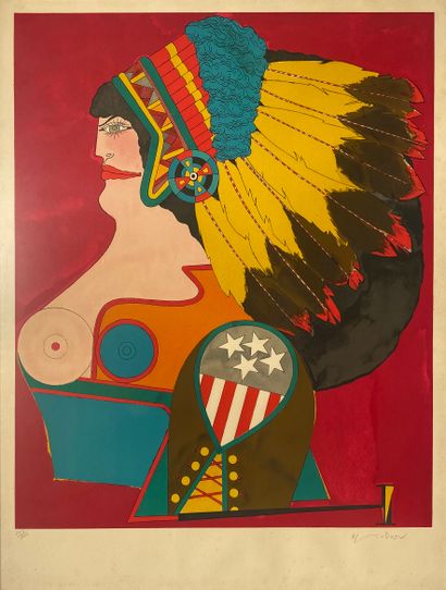 Richard LINDNER (1901-1978)
Miss American...