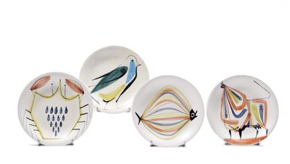 Roger CAPRON (1922-2006)
Plats, vers 1953-1965
Quatre...