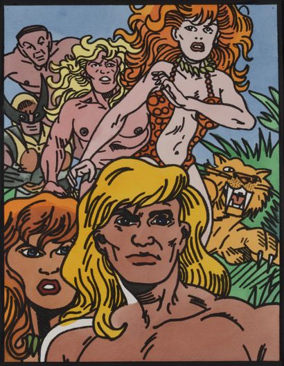Gudmundur ERRO (né en 1932)
Sans titre
Aquarelle...